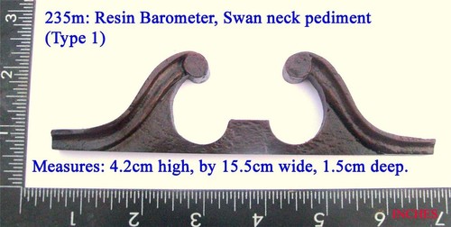 235m small barometer - 235m, resin