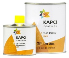 KAPCI 625 2K High Build Primer Grey with KAPCI 2K Filler Hardener - 1.25L Kit