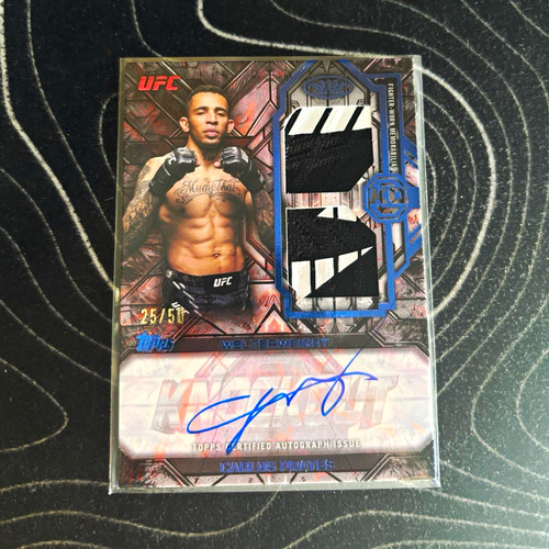 Topps 2026 knockout ufc carlos - topps,