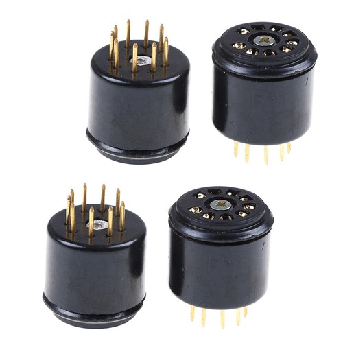 4pcs gold plated 9pin - 4pcs, bakelite
