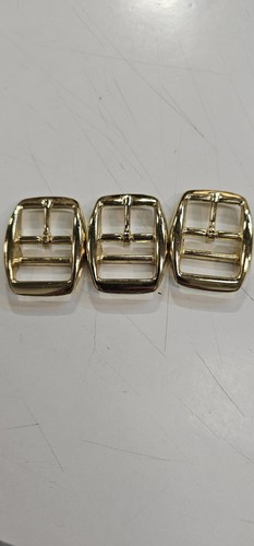 25mm brass double bar buckle - double,