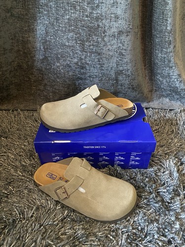 Birkenstock boston suede - suede, clog