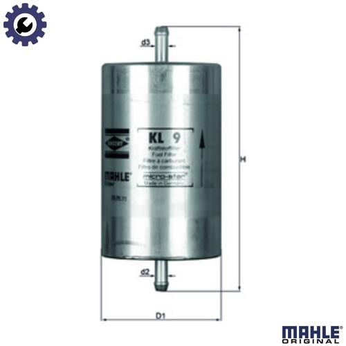 Fuel filter for alfa - 9,