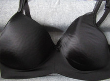 TU BLACK PADDED NON WIRED LIGHTLY FOAM BACKED BRA SIZE 38C