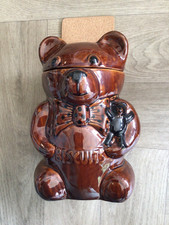 Vintage Price And Kensington P&K Brown Teddy Bear Biscuit Cookie Jar