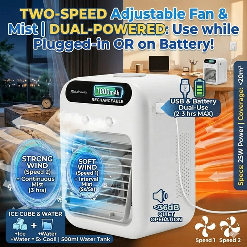Portable air conditioner - portable, 3in1