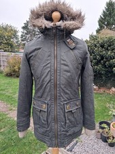 Superdry Black Label Limited Fleece Lined Field Jacket Coat Womens Medium