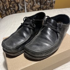 Clarke Wallabies Black Shoes Mod Indie Vintage Size 8