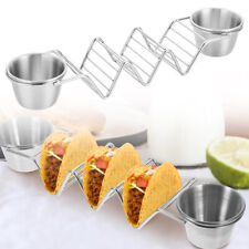Wave Shaped Taco Rack Stainless Steel Holder for Taco Serving Kitchen Gadget