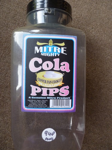 Tall vintage plastic - sweet, jar
