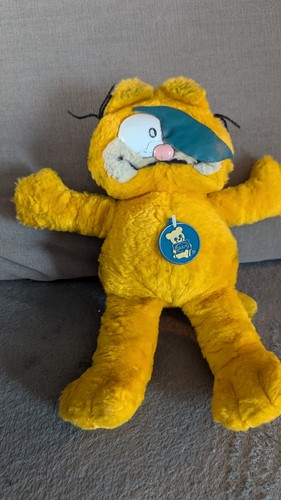 Garfield vintage plush toy - vintage,