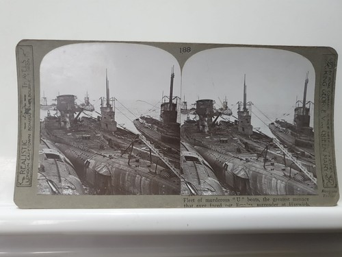 Stereoscope fleet u boats - fleet,