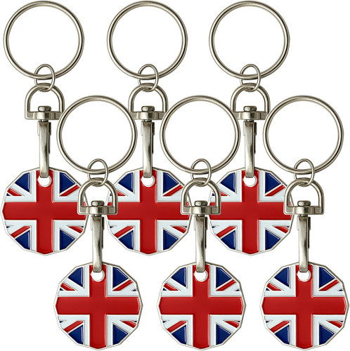 6pk shopping trolley - token, uk
