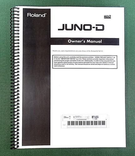 Roland juno owner - roland, juno-d