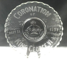 King George VI Coronation Glass Plate 1937