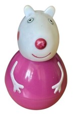 Weeble Suzy Sheep Peppa Pig Figure Hasbro 2013 Toy Weebles