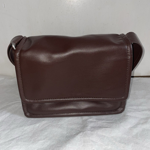 Zara brown leather - leather, crossbody