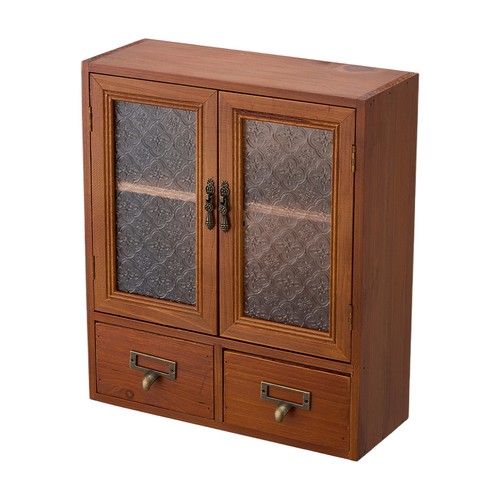 Rustic wooden display case - wooden,
