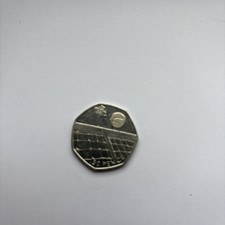 2011 UK London Olympics - Tennis 50p Fifty Pence Coin - Circulated