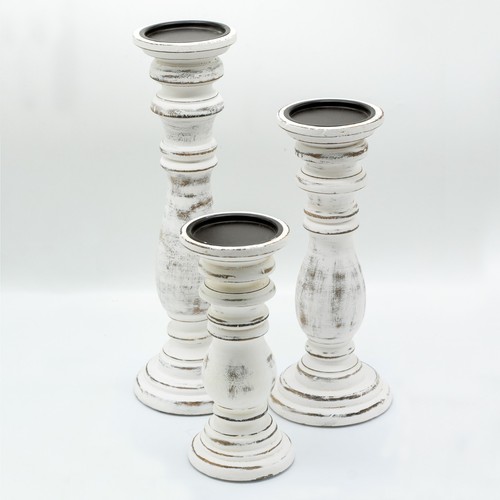 Classic wooden candle stand - wooden,