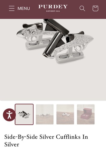 Purdey shooting 925 - 925, silver