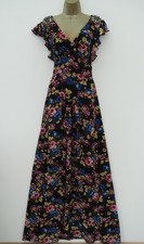 MONSOON BLACK FLORAL MAXI