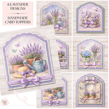 6 x Lavender Floral Garden