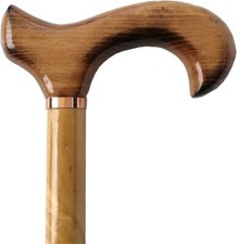 Wooden Derby Walking Stick