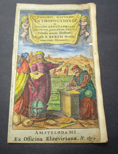 Antique atlas frontispiece