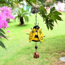 Garden Ornament Bee Wind Chime Windchime Windows Outdoor Lawn Hanging Decoration