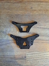 Pair Of Carbon Fibre Shock Towers To Fit Kyosho Lazer Zx-5