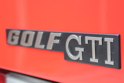 Mk1 golf tintop rear badge - mk1,