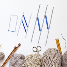 Fork Device Flower Knit Pin