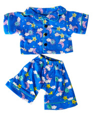 Cute Blue 16" Teddy Bear PJs