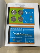 Australian stamps, coin covers
