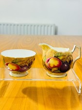 Aynsley Orchard Gold– Cream Jug & Sugar Bowl Set-Fine Bone China