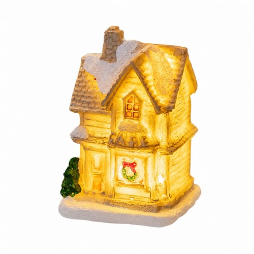 Lighted christmas village - lighted,