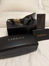 Versace Medusa Sunglasses Black Gold, Biggie Mod VE 4361 GB1/87
