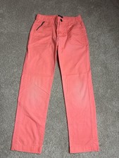 Gap Kids 8-9 Girls Coral Straight Leg Trousers