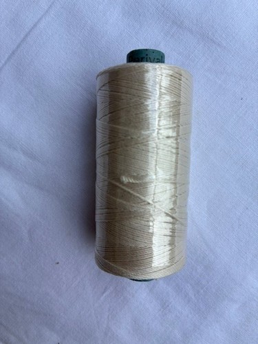 White silk embroidery thread