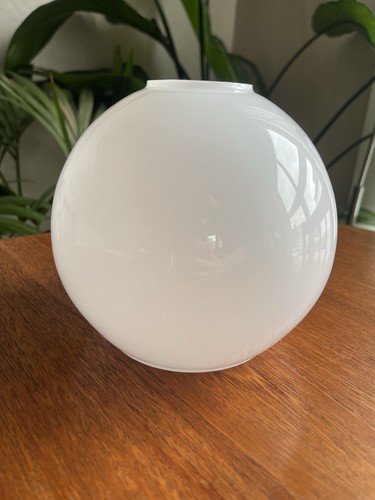 Vintage milk glass opaline mid - glass,