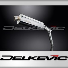 HONDA XL125V VARADERO 2001-2014 350mm OVAL STAINLESS BSAU SILENCER EXHAUST KIT