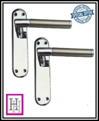 Door handles lever latch satin - door,