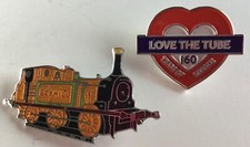 London Tube 160 and Railway Badges