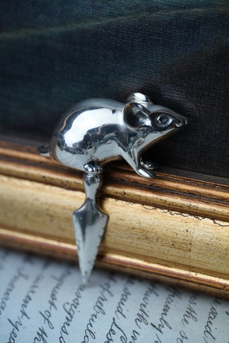 Antique silver 925 mouse - antique,
