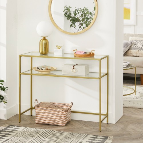 Console table tempered glass - console,