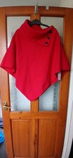 Made In Italy Poncho Red 50%