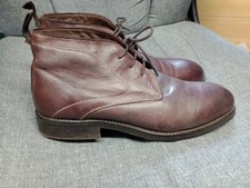 Hudson London brown leather ankles boots size 9/43