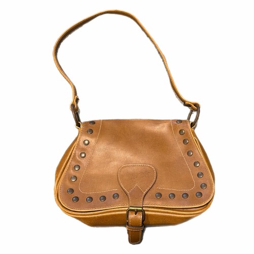 Brown faux leather - brown,