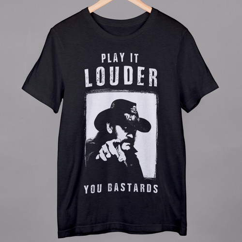 Motorhead lemmy tshirt black - lemmy,
